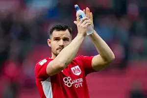 Third Round Prints: Bristol City vs Fleetwood Town: Bailey Wright in Action at Ashton Gate Stadium