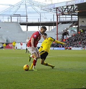 Images Dated 1st February 2015: Bristol City vs Fleetwood Town Clash at Ashton Gate - Sky Bet League One Football Match, 01/02/2015