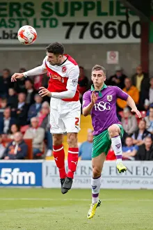 Fleetwood Town V Bristol City Prints: Bristol City vs Fleetwood Town: Clash Between Joe Bryan and Conor McLaughlin