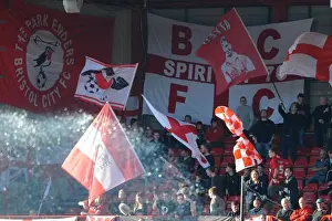 Bristol City V Fulham Prints: Bristol City vs Fulham: Clash in the Sky Bet Championship at Ashton Gate