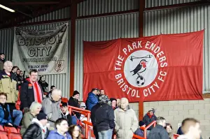 Bristol City V Gillingham Prints: Bristol City vs Gillingham: Attyeo Stand Sign at Ashton Gate, 1st March 2014