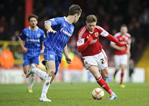 Images Dated 1st March 2014: Bristol City vs Gillingham: Clash in Sky Bet League One at Ashton Gate, March 1, 2014