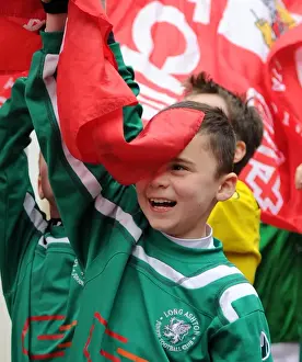 Bristol City vs Gillingham: Flag Bearer at Ashton Gate Stadium - Sky Bet League One Match