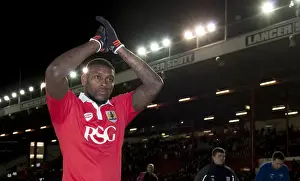 Bristol City V Gillingham JPT Prints: Bristol City vs Gillingham: Jay Emmanuel-Thomas in Action at Ashton Gate, January 2015