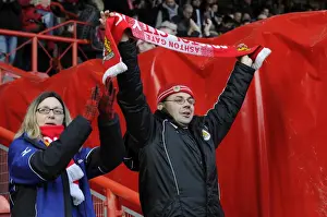 Bristol City V Gillingham Prints: Bristol City vs Gillingham: A Sea of Supporters at Ashton Gate