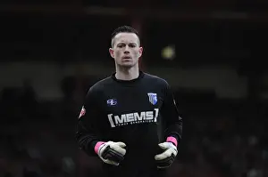 Bristol City V Gillingham Prints: Bristol City vs Gillingham: Stuart Nelson in Action at Ashton Gate