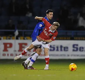 Gillingham V Bristol City Prints: Bristol City vs Gillingham: Todd Kane Foul by Joe Martin
