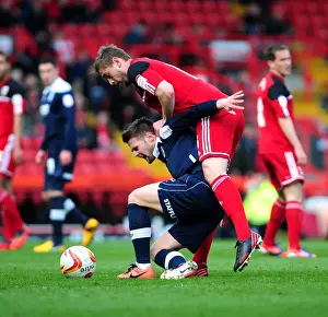 Bristol City vs Huddersfield: Davies Fouls Norwood - Football Action