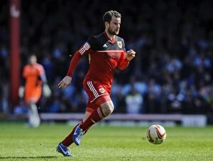 Images Dated 27th April 2013: Bristol City vs. Huddersfield: Matthew Bates in Action during the Npower Championship Match, 2013