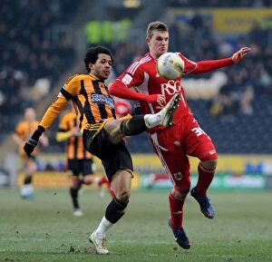 Images Dated 11th February 2012: Bristol City vs. Hull City: A Football Rivalry - Season 11-12
