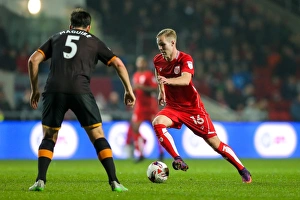 Bristol City V Hull City Prints: Bristol City vs Hull City: Gustav Engvall in Action