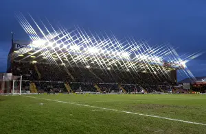 Framed Print : Bristol City vs Ipswich Town under the Ashton Gate Lights - Championship Football Match, 2013