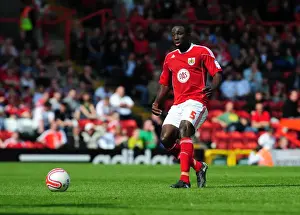 Bristol City vs Ipswich Town: Damion Stewart in Action at Ashton Gate Stadium, Championship Match, 16th April 2011