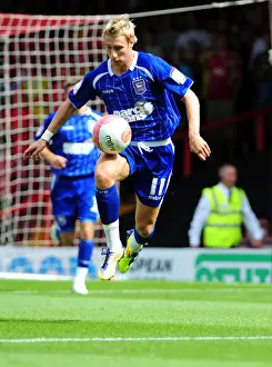 Bristol City V Ipswich Town Prints: Bristol City vs Ipswich Town: Lee Martin at Ashton Gate Stadium (Championship Football Match)
