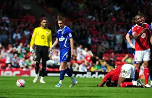 Bristol City vs Ipswich Town: Lee Martin's Red Card for Foul on Kalifa Cisse (Championship, 16th April 2011)