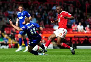 Bristol City V Ipswich Town Prints: Bristol City vs Ipswich Town: Lee Martin's Red Card vs