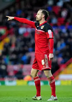 Bristol City vs Ipswich Town: Louis Carey in Action at Ashton Gate, Championship Match, 2013