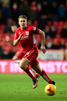 Bristol City vs Ipswich Town: Luke Freeman in Action at Ashton Gate, December 2016 (Sky Bet Championship)