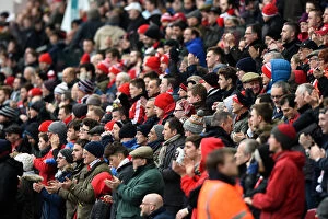 Images Dated 13th February 2016: Bristol City vs Ipswich Town: Passionate Fans at Ashton Gate, Sky Bet Championship (13/02/2016)