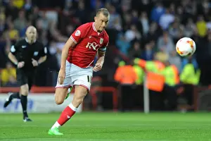 Bristol City V Leeds United Prints: Bristol City vs Leeds United: Aaron Wilbraham in Action at Ashton Gate (2015)