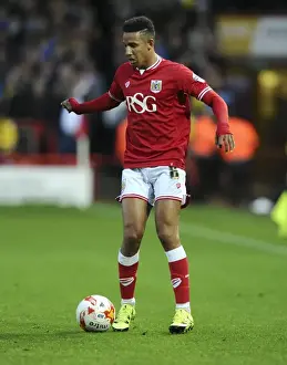Bristol City V Leeds United Prints: Bristol City vs Leeds United: Callum Robinson in Action at Ashton Gate (August 19, 2015)
