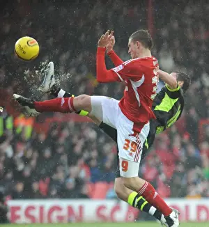 Bristol City V Leeds United Prints: Bristol City vs Leeds United: A Football Rivalry - Season 11-12