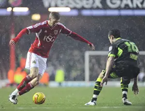 Bristol City V Leeds United Prints: Bristol City vs Leeds United: A Football Rivalry - Season 11-12