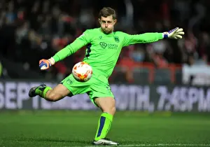 Bristol City V Leeds United Prints: Bristol City vs Leeds United: Frank Fielding in Action at Ashton Gate Stadium (September 2016)