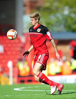 Bristol City vs Leeds United: Jon Stead in Action at Ashton Gate Stadium, 2012