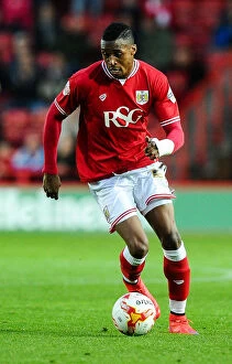 Images Dated 19th August 2015: Bristol City vs Leeds United: Jonathan Kodjia in Action, Sky Bet Championship 2015