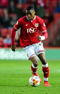 Bristol City vs Leeds United: Jonathan Kodjia in Action, Sky Bet Championship 2015