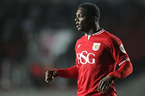 Images Dated 19th August 2015: Bristol City vs Leeds United: Kieran Agard in Action at Ashton Gate, 2015