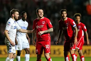 Framed Print : Bristol City vs Leeds United: Lee Tomlin's Intense Stare at Ashton Gate Stadium, September 2016 Framed Print : Bristol City vs Leeds United: Lee Tomlin's Intense Stare at Ashton Gate Stadium, September 2016