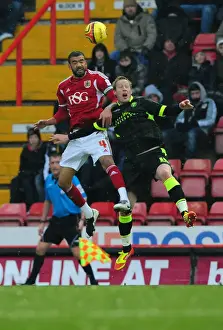 Bristol City vs Leeds United: Liam Fontaine vs Luciano Becchio - Championship Battle at Ashton Gate, 2011