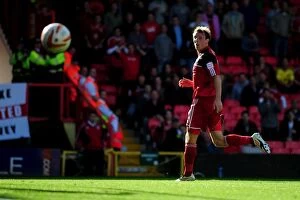 Images Dated 29th September 2012: Bristol City vs Leeds United: Martyn Woolford's Missed Header, Championship Football, Ashton Gate