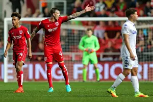 Framed Print : Bristol City vs Leeds United: Sky Bet EFL Championship Clash at Ashton Gate Stadium