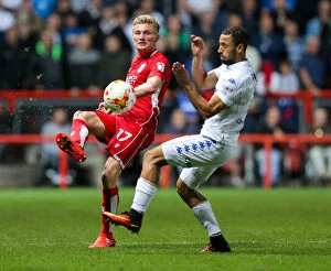 Images Dated 27th September 2016: Bristol City vs Leeds United: Taylor Moore in Action at Ashton Gate Stadium