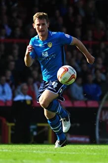 Images Dated 29th September 2012: Bristol City vs Leeds United: Tom Lees in Action at Ashton Gate, Championship Football Match