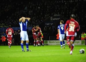 Images Dated 8th December 2009: Bristol City vs. Leicester City: A Football Rivalry - Season 09-10