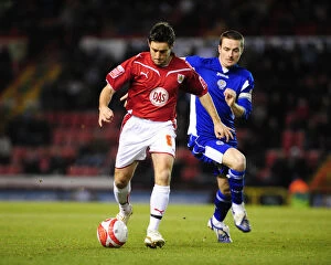 Bristol City V Leicester City Collection: Bristol City vs. Leicester City: A Football Rivalry - Season 09-10