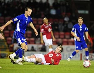 Bristol City V Leicester City Collection: Bristol City vs. Leicester City: A Football Rivalry - Season 09-10