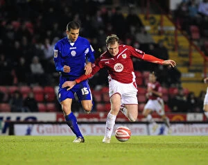 Images Dated 16th February 2010: Bristol City vs. Leicester City: A Football Rivalry - Season 09-10