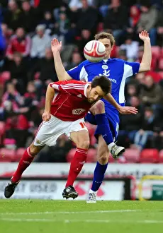 Bristol City V Leicester City Prints: Bristol City vs Leicester City: 2010-11 Football Showdown - Season 10-11