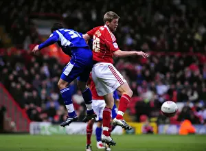 Bristol City V Leicester City Prints: Bristol City vs Leicester City: 2010-11 Football Showdown - Season 10-11