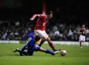 Bristol City V Leicester City Prints: Bristol City vs Leicester City: 2010-11 Football Showdown - Season 10-11