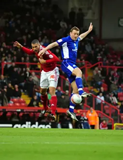 Bristol City V Leicester City Prints: Bristol City vs. Leicester City: 2010-11 Season Showdown - A Football Rivalry Unfolds