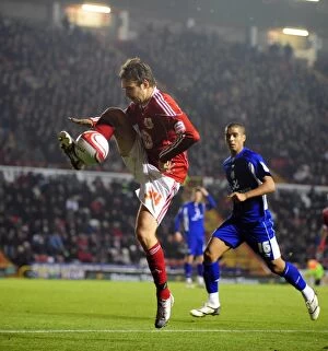 Bristol City v Leicester City Collection: Bristol City vs. Leicester City: 2010-11 Season Showdown - A Football Rivalry Unfolds