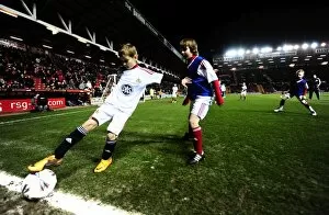 Bristol City v Leicester City Collection: Bristol City vs Leicester City Clash at Ashton Gate Stadium, March 2012