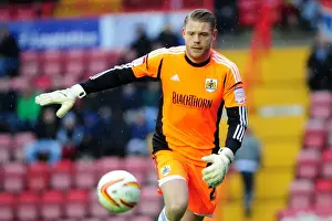 2012 Prints: Bristol City vs Leicester City: Dean Gerken in Action at Ashton Gate, 2013