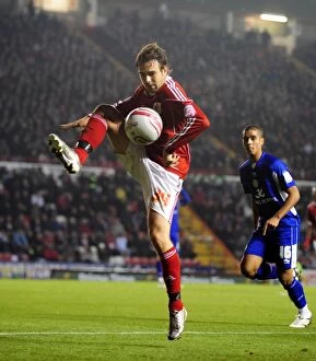 Images Dated 20th November 2010: Bristol City vs Leicester City: Football Rivalry - Season 10-11